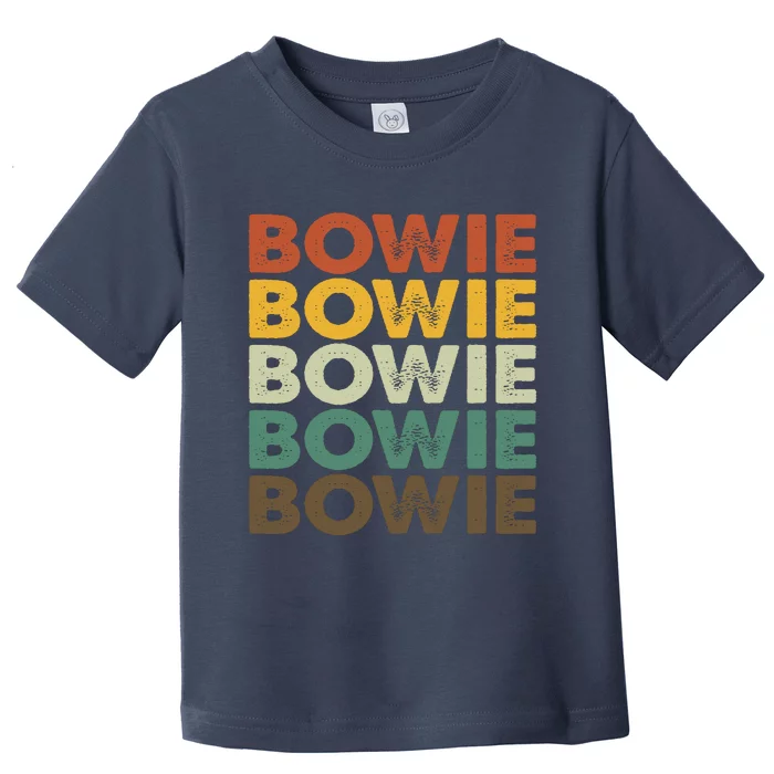 Bowie Maryland Retro Vintage Toddler T-Shirt