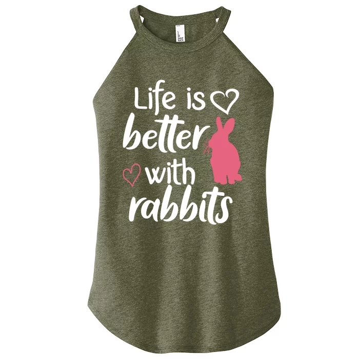 Bunny Mom Rabbit Lover Bunny Mama Rabbit Mother Meaningful Gift Women’s Perfect Tri Rocker Tank