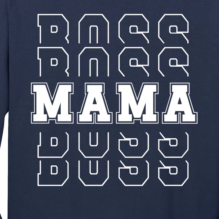 Boss Mama Retro Cute Gift For Mom Tall Long Sleeve T-Shirt