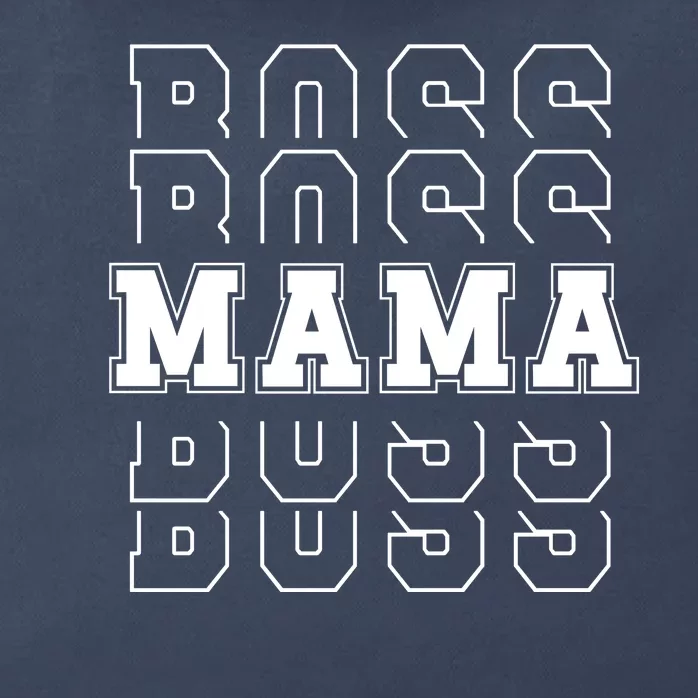 Boss Mama Retro Cute Gift For Mom Zip Tote Bag