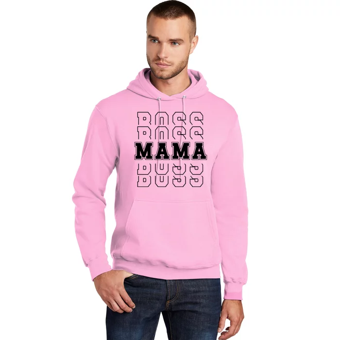 Boss Mama Retro Cute Gift For Mom Hoodie