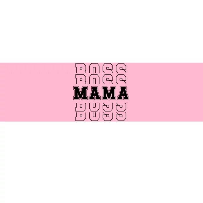 Boss Mama Retro Cute Gift For Mom Bumper Sticker