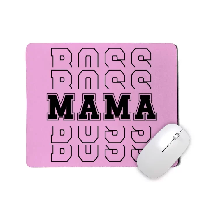 Boss Mama Retro Cute Gift For Mom Mousepad