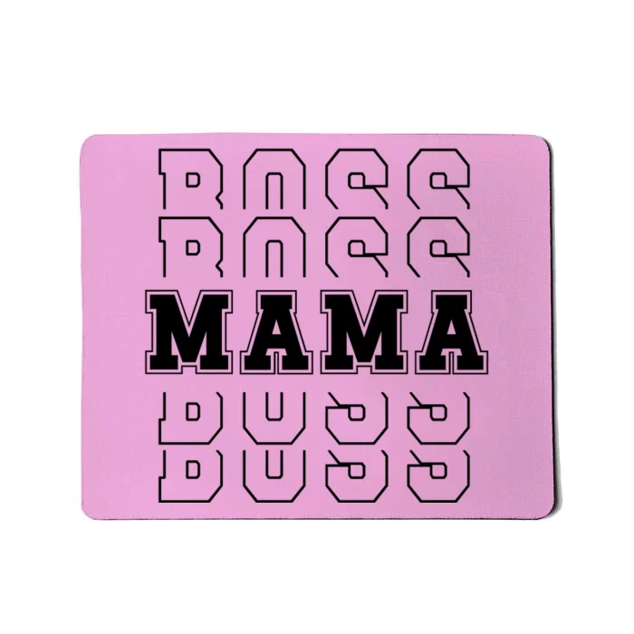 Boss Mama Retro Cute Gift For Mom Mousepad