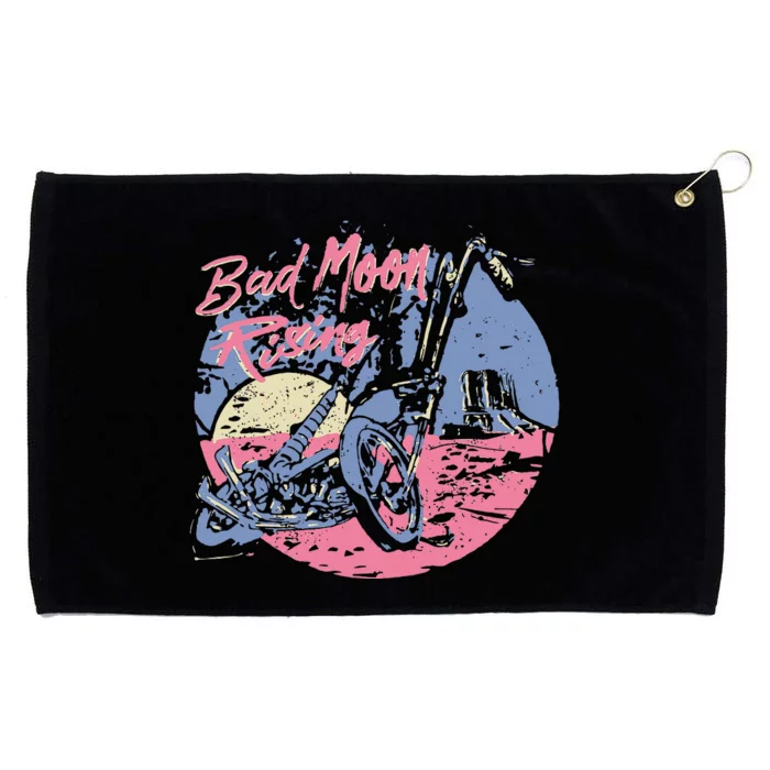 Bad Moon Rising Moon Grommeted Golf Towel