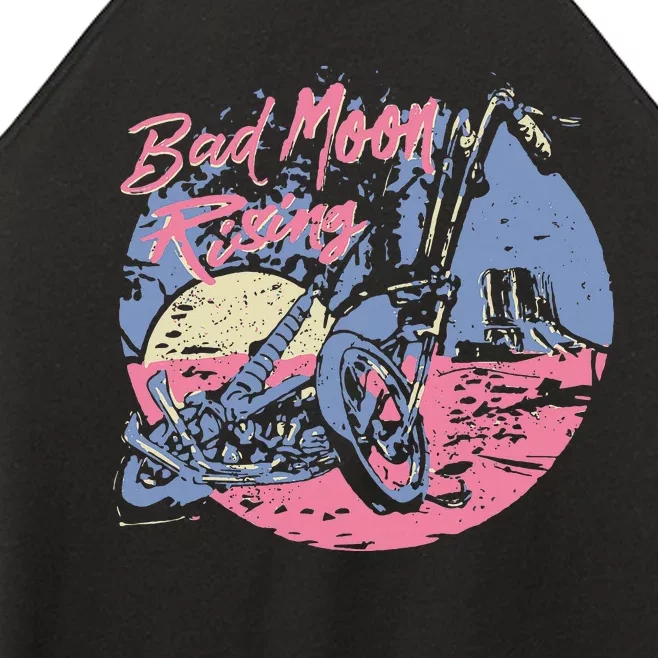 Bad Moon Rising Moon Women’s Perfect Tri Rocker Tank