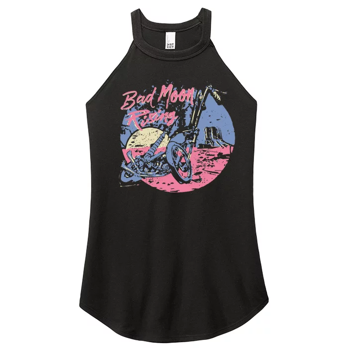 Bad Moon Rising Moon Women’s Perfect Tri Rocker Tank