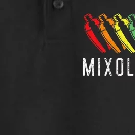 Bartender Mixologist Rainbow Mixologist Dry Zone Grid Performance Polo