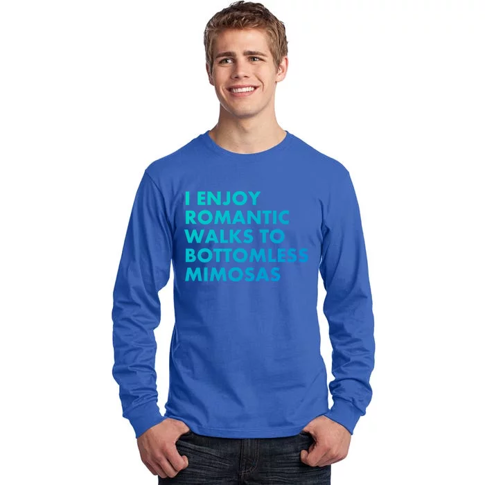 Bottomless Mimosas Rotic Walk Brunch Gift Tall Long Sleeve T-Shirt