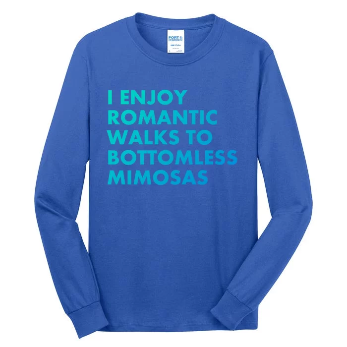 Bottomless Mimosas Rotic Walk Brunch Gift Tall Long Sleeve T-Shirt