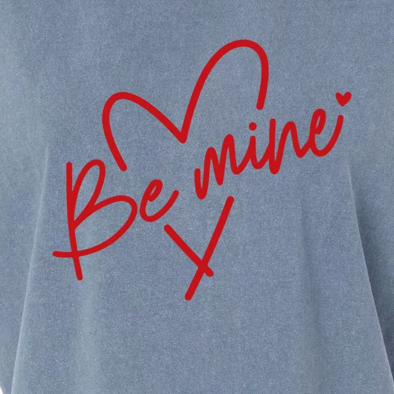 Be Mine Red Heart Couple Matching Happy Valentine's Day Cool Gift Garment-Dyed Women's Muscle Tee