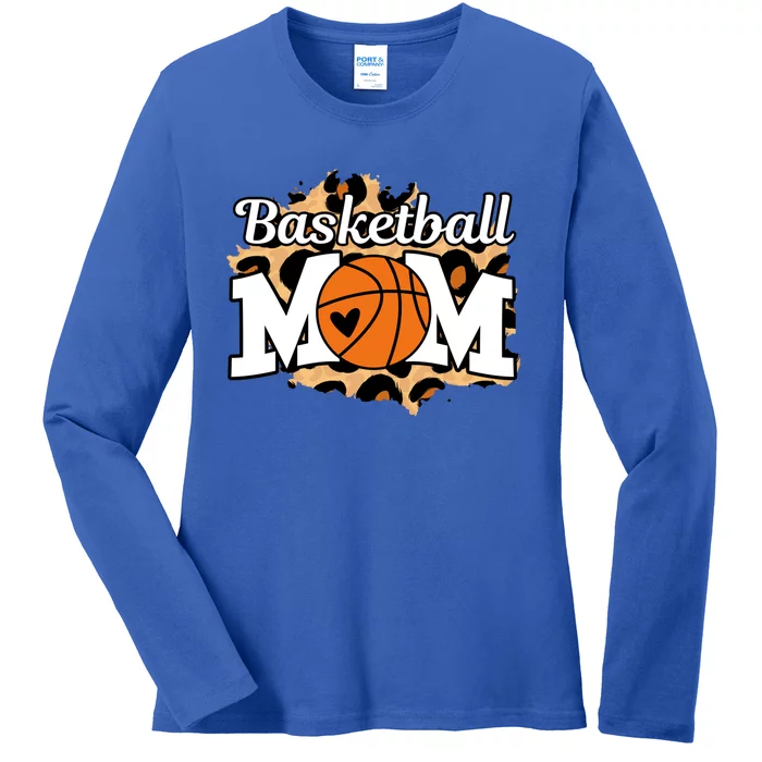 Basketball Mom Sport Team Game Day Fan Coach Mothers Day Sweatshirt Ladies Long Sleeve Shirt