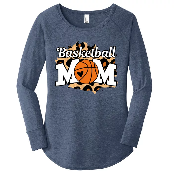 Basketball Mom Sport Team Game Day Fan Coach Mothers Day Sweatshirt Women's Perfect Tri Tunic Long Sleeve Shirt