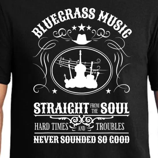 Bluegrass Music Straight From The Soul Music Lover Guift Pajama Set