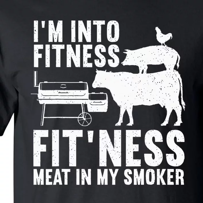 Bbq Meat Smoking Art Barbeque Griller Tall T-Shirt