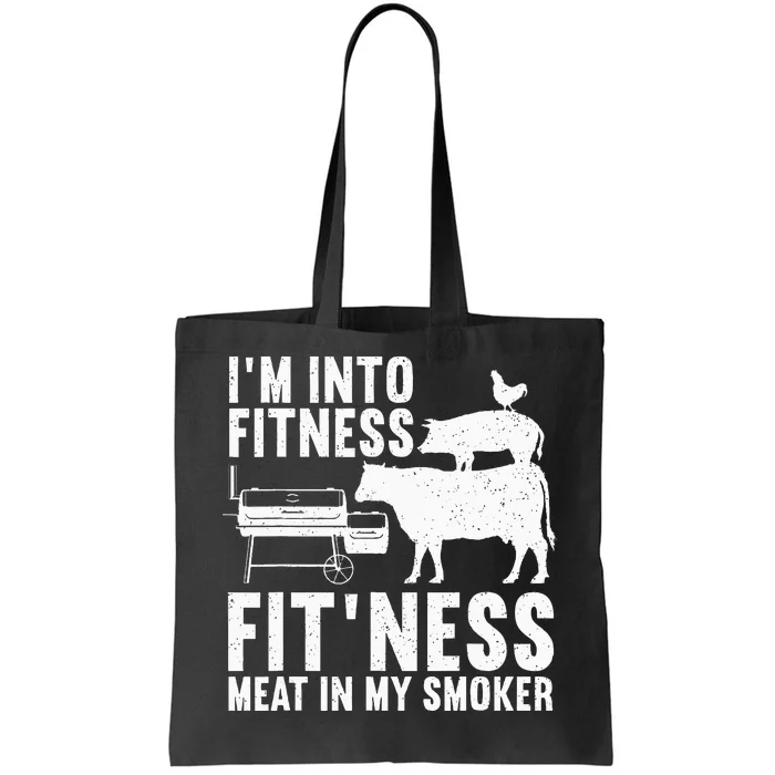 Bbq Meat Smoking Art Barbeque Griller Tote Bag