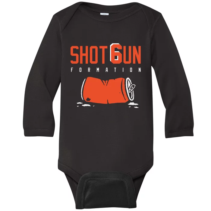 Baker Mayfield Shotgun Formation Baby Long Sleeve Bodysuit