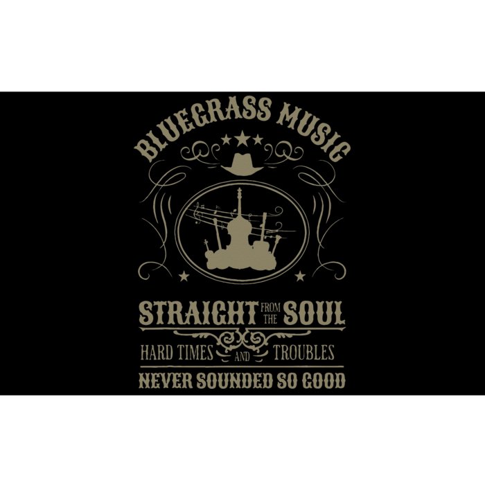 Bluegrass Music Straight From The Soul Bumper Sticker