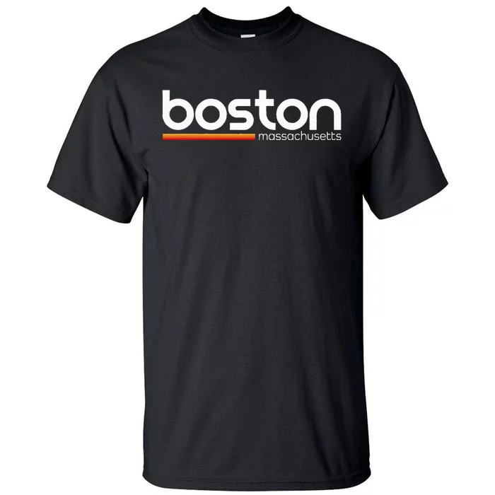 Boston Massachusetts Souvenir Vintage Massachusetts Boston Tall T-Shirt