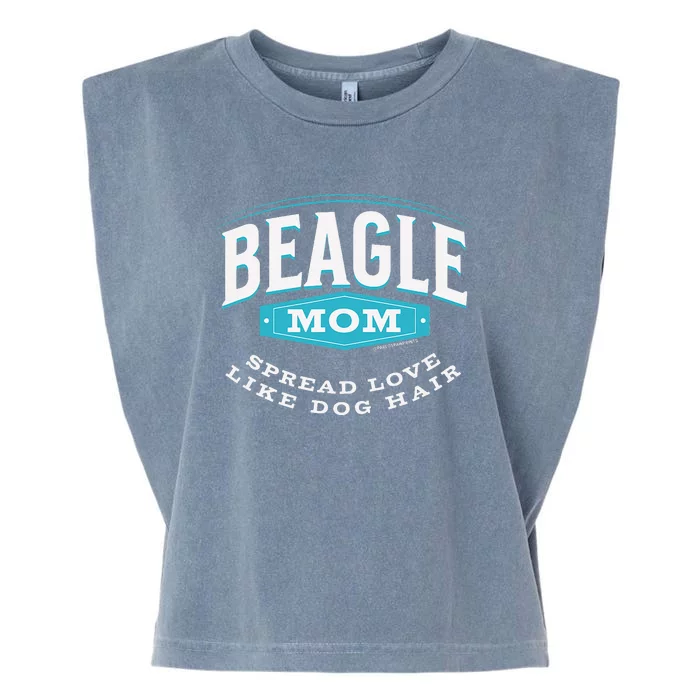 Beagle Mom Spread Love Like Dog Hair Dog Mom Garment-Dyed Women's Muscle Tee