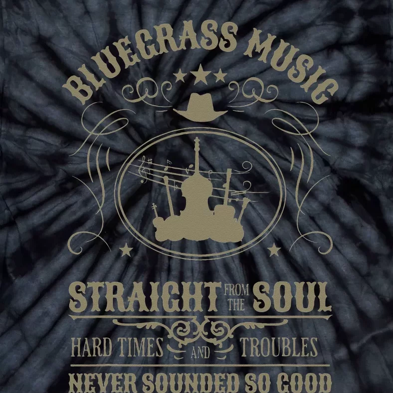 Bluegrass Music Straight From The Soul Tie-Dye T-Shirt