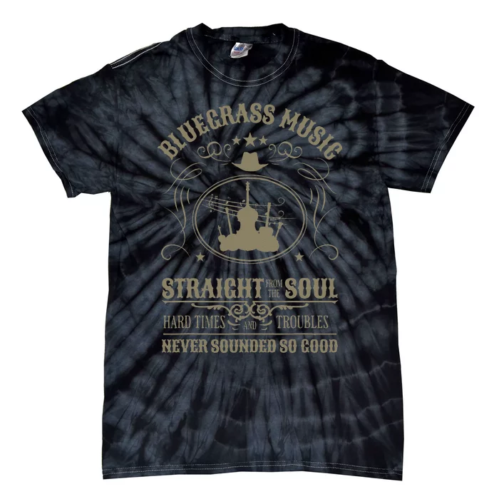 Bluegrass Music Straight From The Soul Tie-Dye T-Shirt