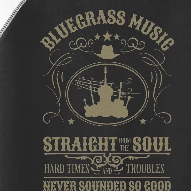 Bluegrass Music Straight From The Soul Toddler Fine Jersey T-Shirt