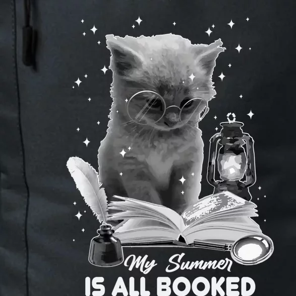 Bookaholic My Summer Is All Booked Summer Reading Bookish Cute Gift Daily Commute Backpack