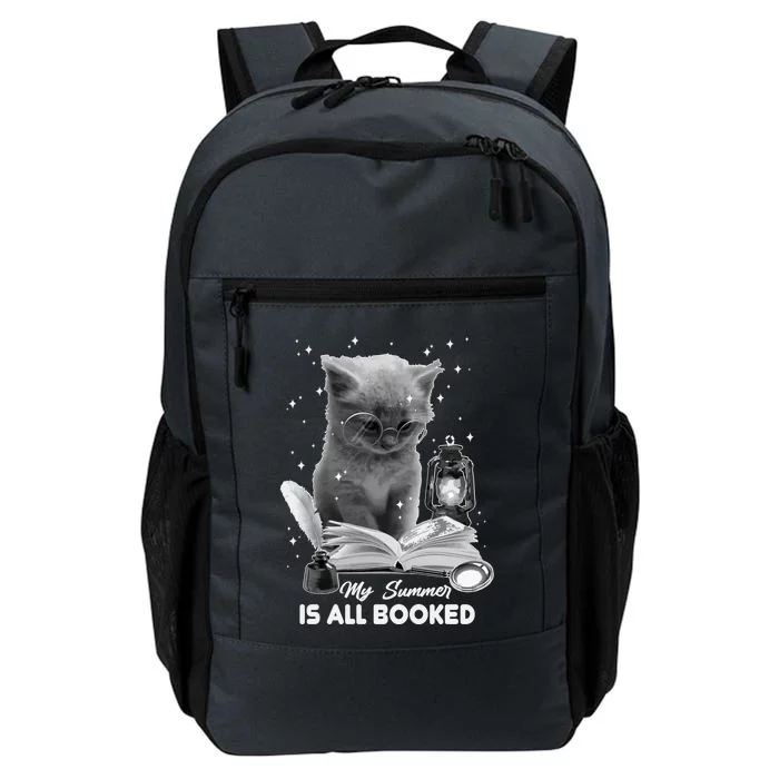 Bookaholic My Summer Is All Booked Summer Reading Bookish Cute Gift Daily Commute Backpack