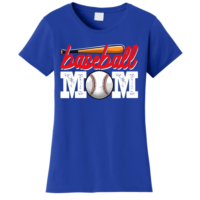 Baseball Mom Sports Mothers Day Mommy Mama Baseball Lover Gift Women's T-Shirt