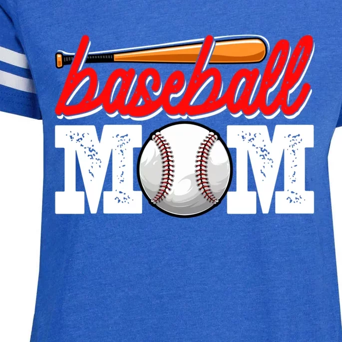 Baseball Mom Sports Mothers Day Mommy Mama Baseball Lover Gift Enza Ladies Jersey Football T-Shirt