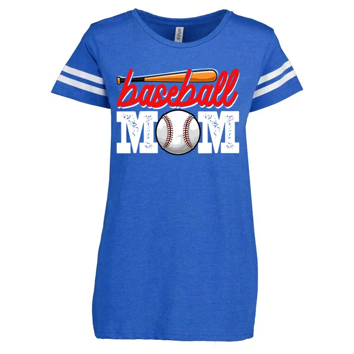 Baseball Mom Sports Mothers Day Mommy Mama Baseball Lover Gift Enza Ladies Jersey Football T-Shirt