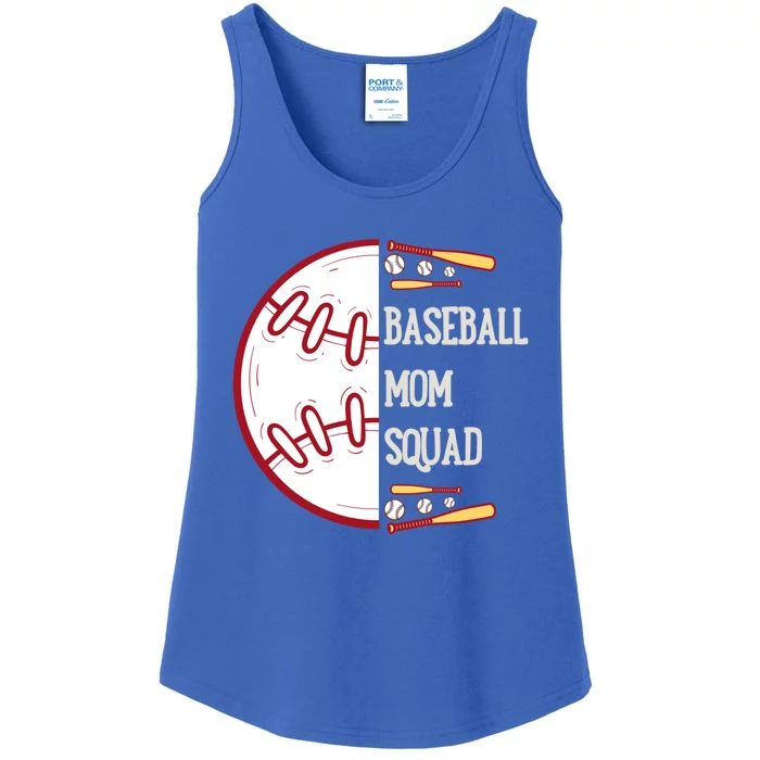 Baseball Mom Squad Gift Ladies Essential Tank