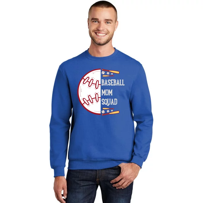 Baseball Mom Squad Gift Tall Sweatshirt