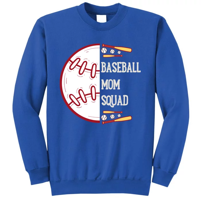 Baseball Mom Squad Gift Tall Sweatshirt