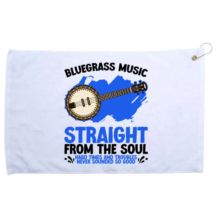 Bluegrass Music Straight From The Soul Grommeted Golf Towel