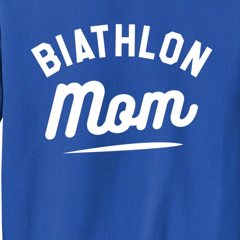 Biathlon Mom Skiing Competition Biathlete Gift Tall Sweatshirt