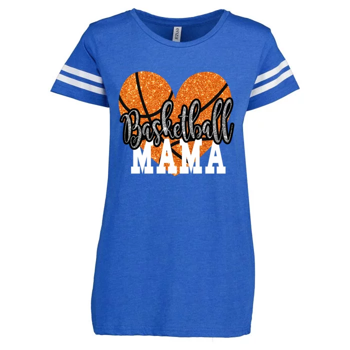 Basketball Mama Sports Mom Meaningful Gift Enza Ladies Jersey Football T-Shirt