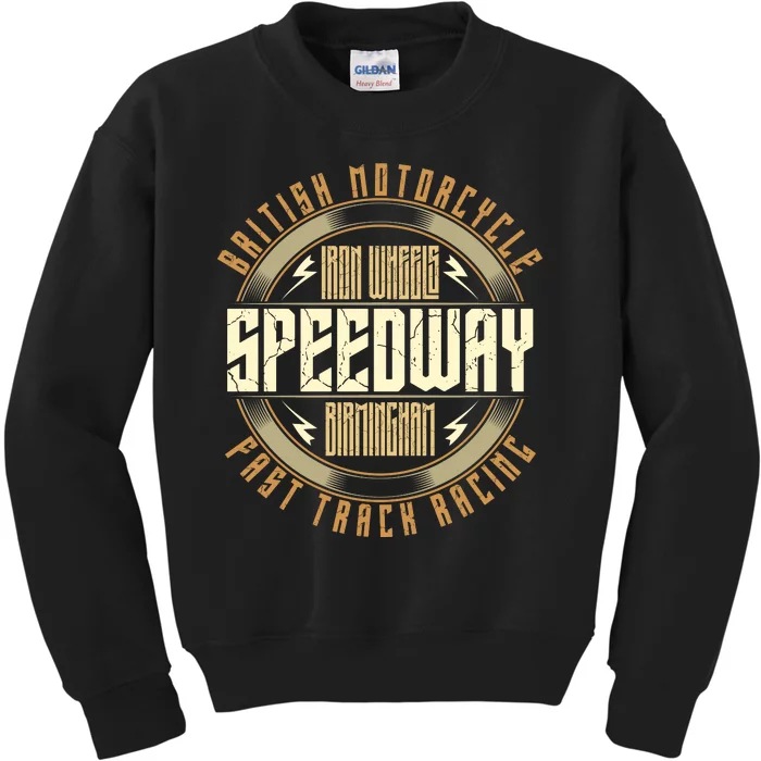 British Motorcycle Speedway Kids Sweatshirt