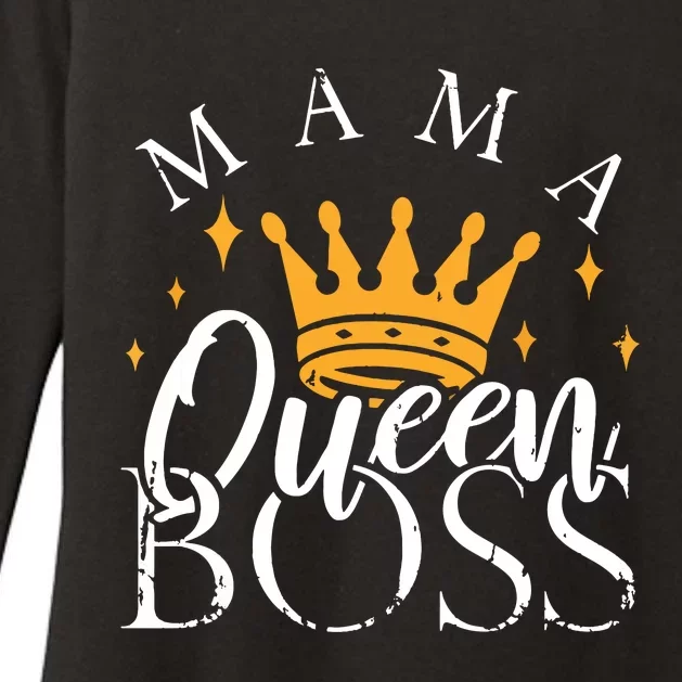 Boss Mommy Shirts Funny Mothers Day Gift Mama Queen Perfect Womens CVC Long Sleeve Shirt