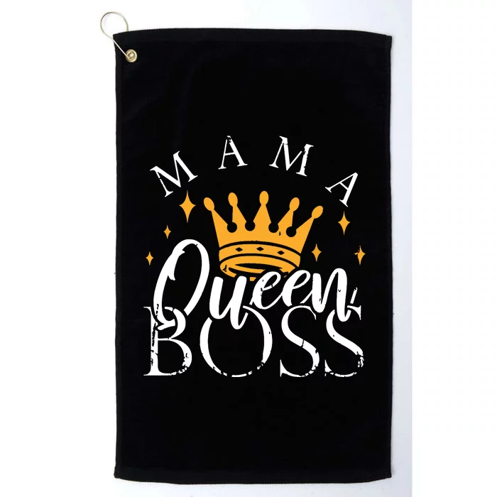 Boss Mommy Shirts Funny Mothers Day Gift Mama Queen Perfect Platinum Collection Golf Towel