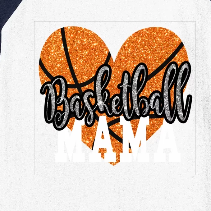 Basketball Mama Sports Mom Gift Baseball Sleeve Shirt