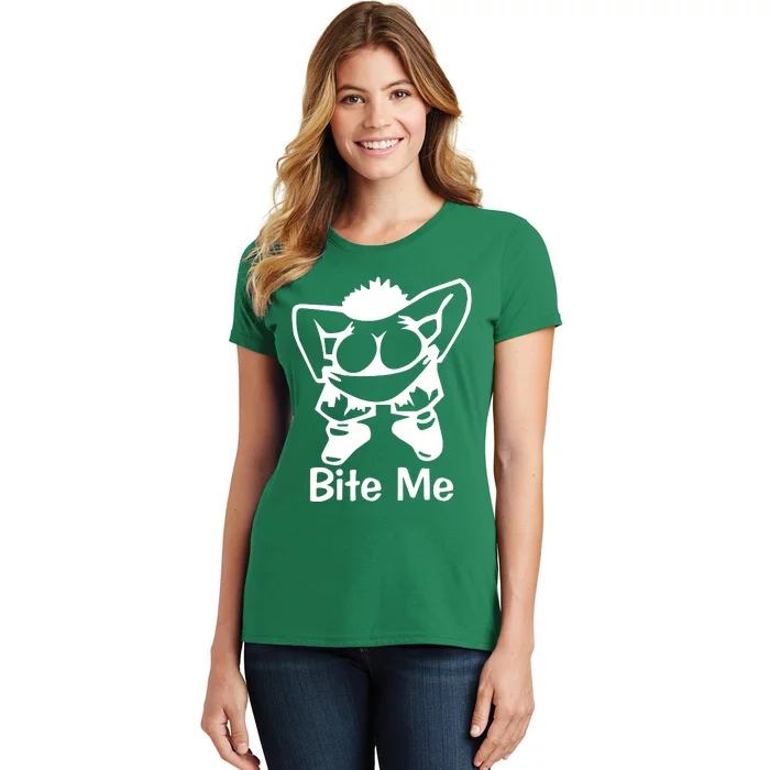 Bite Me Sayings Fun Women's T-Shirt