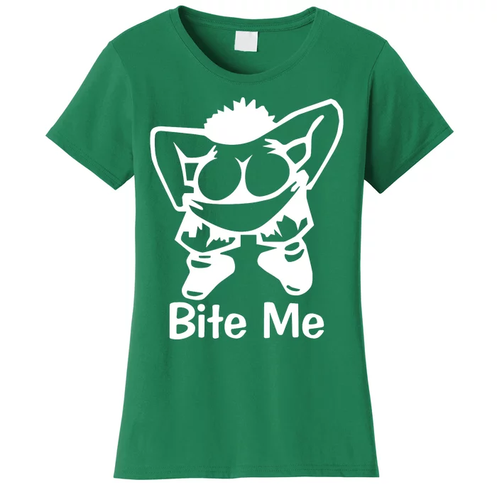 Bite Me Sayings Fun Women's T-Shirt