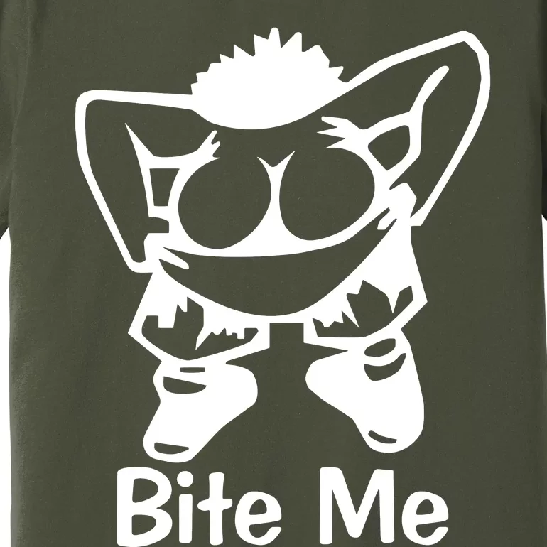 Bite Me Sayings Fun Premium T-Shirt