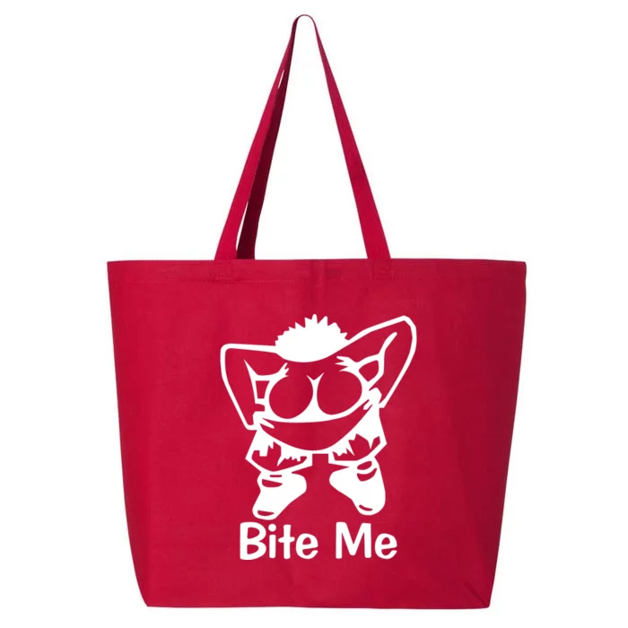 Bite Me Sayings Fun 25L Jumbo Tote