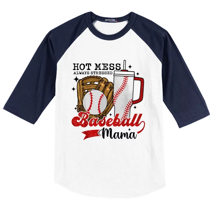 Baseball Mama Sport Mom Women Mothers Day 2024 Baseball Sleeve Shirt