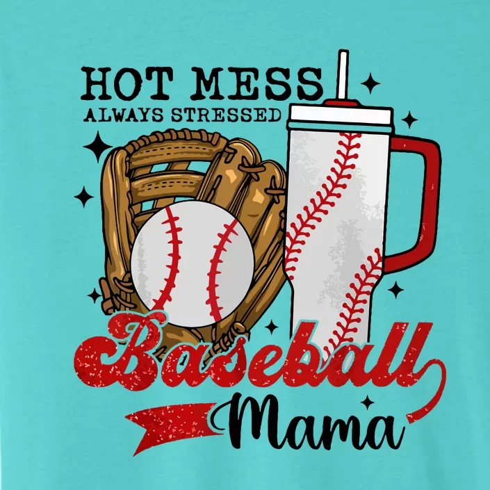 Baseball Mama Sport Mom Women Mothers Day 2024 ChromaSoft Performance T-Shirt