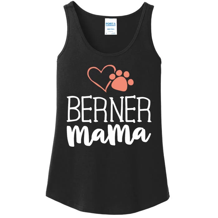 Berner Mama Shirt Bernese Mountain Dog Gifts Mom Mother Ladies Essential Tank