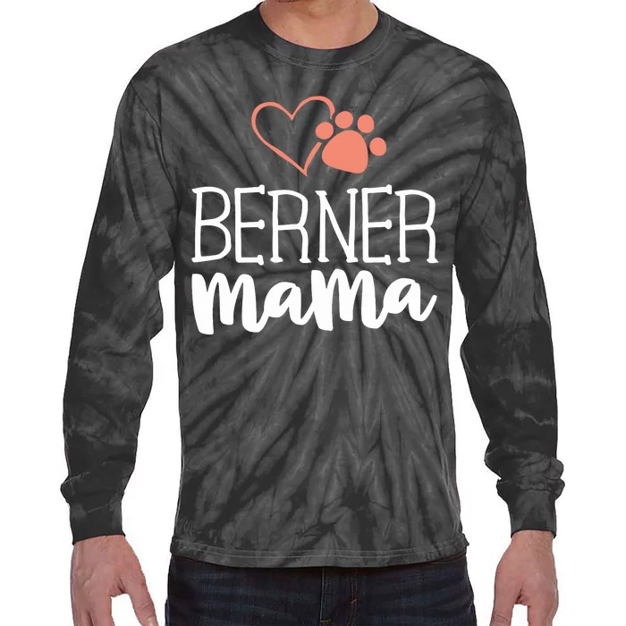 Berner Mama Shirt Bernese Mountain Dog Gifts Mom Mother Tie-Dye Long Sleeve Shirt